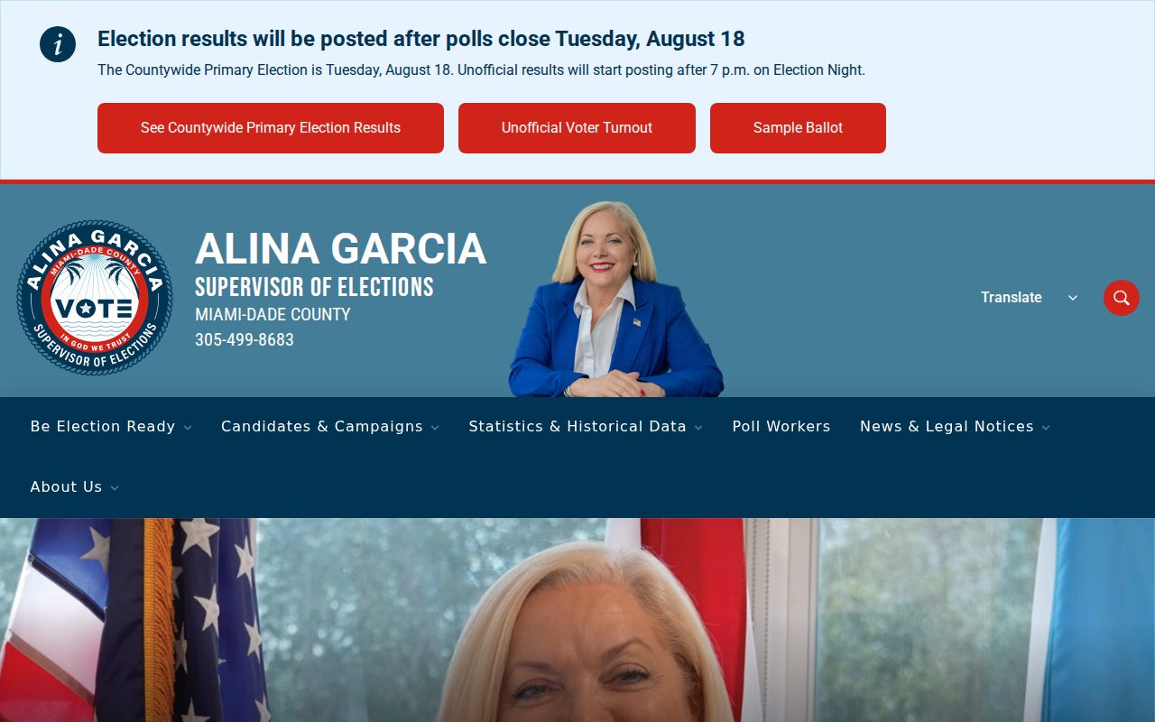 Miami Gardens ZIP code directory Miami-Dade voter services