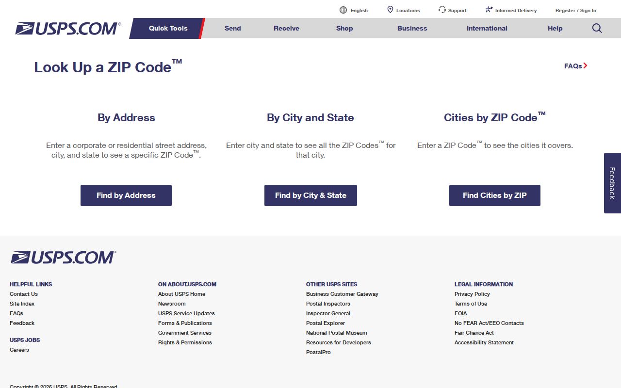 Miami Gardens ZIP code directory USPS address lookup